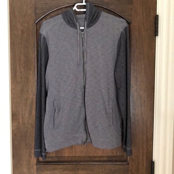 Grey John Varvatos zip up hoodie - Picture 1 of 6